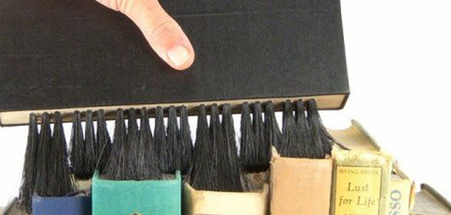 How to clean the books